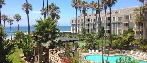 Main Courtyard - the pools are heated year round