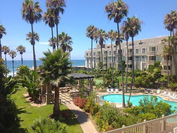 Main Courtyard - the pools are heated year round