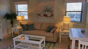 Living room with sleeper sofa