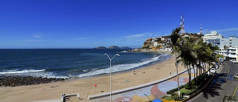 Olas Altas Beach across the street