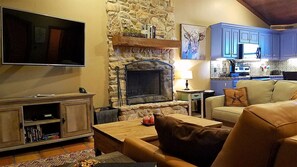 full kitchen area