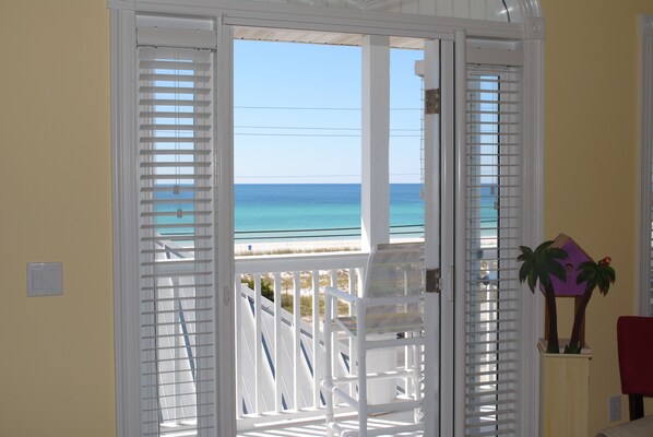 View outside the family room.