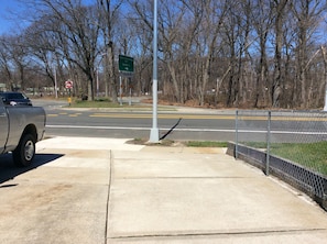 driveway parking for guests.