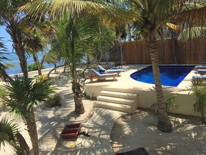 Pool and lounge chairs