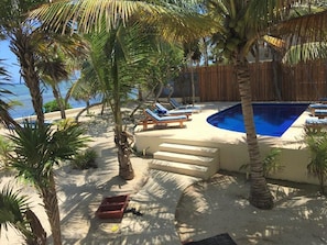 Pool and lounge chairs