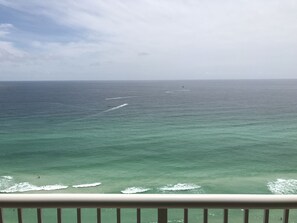View from balcony.