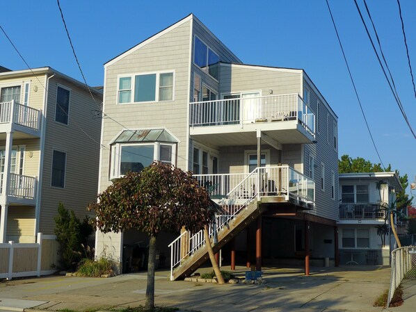 Front House showing areas for parking