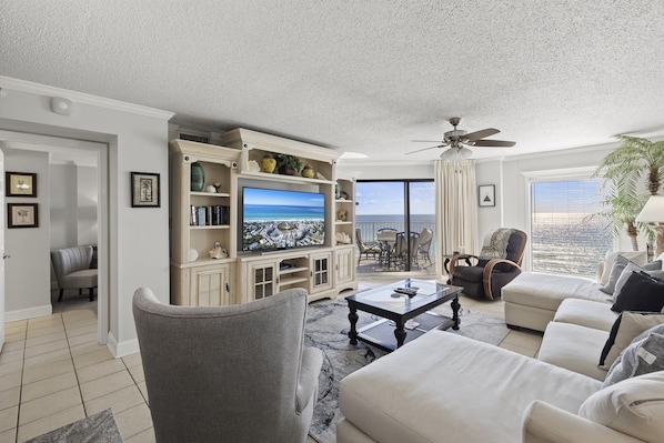 Centrally located on the top floor this unit boasts Gulf Front views throughout!