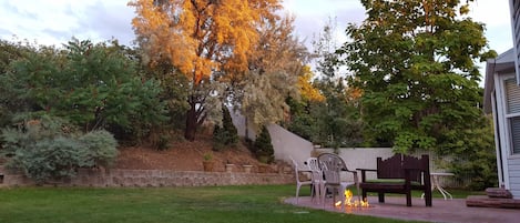 Sunset, steaks on the BBQ, by the firepit... ENJOY!