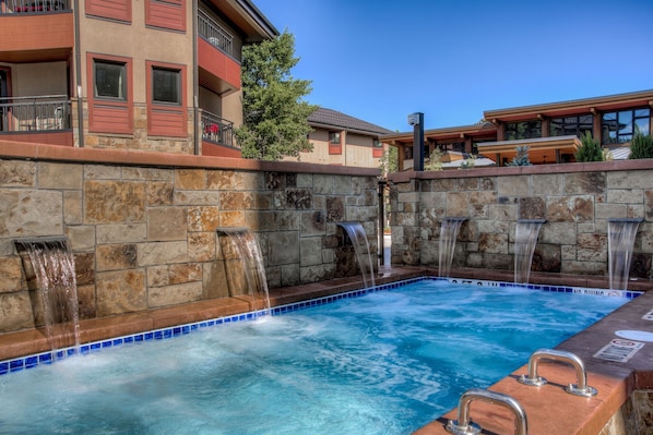 Experience the ultimate ski vacation at our rental in Breckenridge. Unwind in our private slope-side hot tub with panoramic mountain views and waterfalls after a long day and prior to heading one block over for a mouth watering dinner on Main St. 