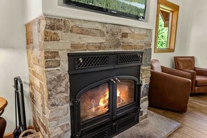 Wood Burning Fireplace
