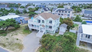Front of the House Faces the Ocean, Back of the House Faces the Back Bay.