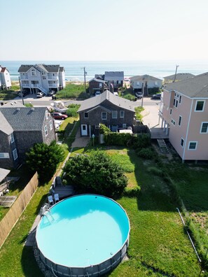 Rare for the OBX, backyard oasis