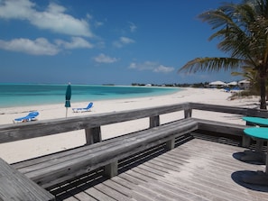 Ocean Villas private deck on the beautiful ocean- cocktail hour at 5:00!
