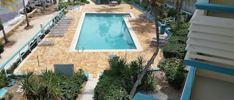 View from Balcony of Oceanfront Pool