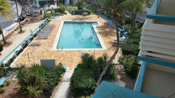 View from Balcony of Oceanfront Pool