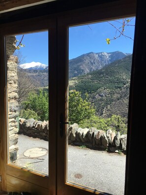 Canigou as seen from the dining area