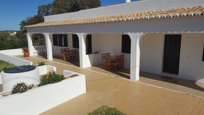 Shaded veranda