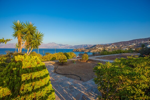 Garden and sea view