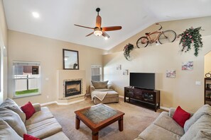 From game nights to family gatherings, this living room is the heart of your home.