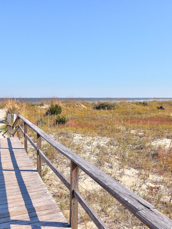 Boardwalk to beach
