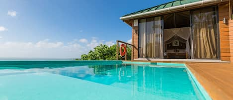 Refreshing and inviting, your private plunge pool