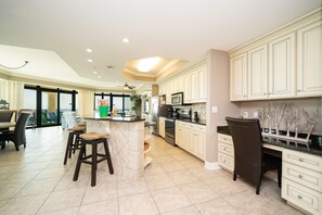 Open concept living/dining/kitchen