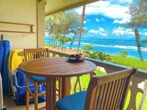 Panoramic ocean views directly from the lanai.