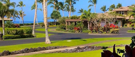 View from your lanai. The Ocean club is just across the way