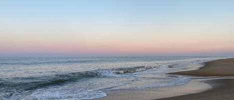 Beautiful beach in the evening 