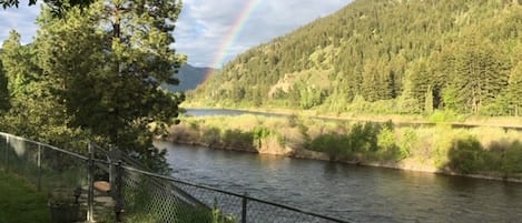 Rainbow right out the door!