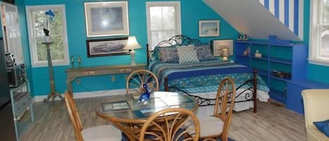 Deluxe nautical apartment is a charmer.