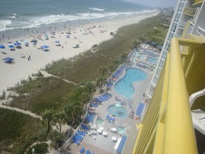 Oceanfront Balcony View