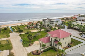 Street view to the beach