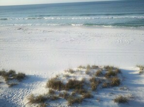 View direct to the ocean