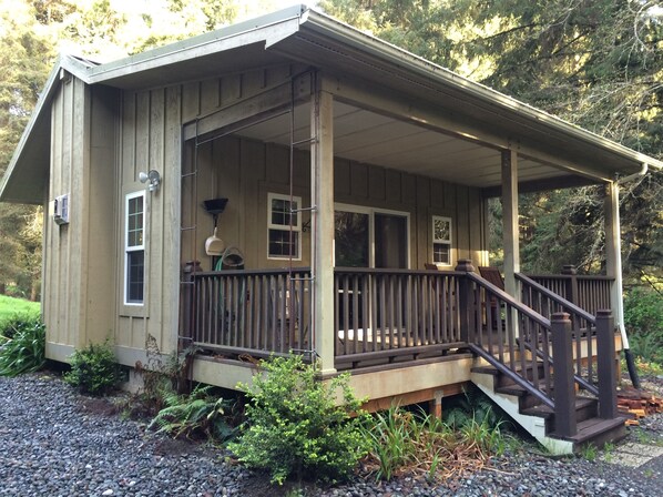 Cottage #1, the Forest Haven Suite is located on the N. CA Redwood Coast.