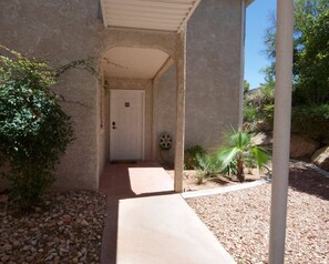 Front door to this wonderful unit. Parking is just to the right up the stairs.