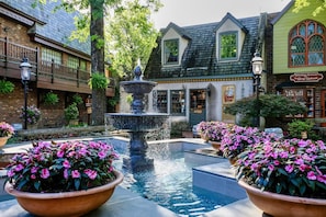 The gorgeous Shops of Gatlinburg are only 12 miles from the cabin.