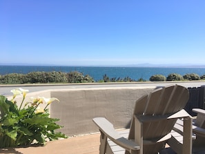 deck look out to the Pacific Ocean