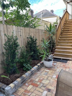 Entry way upstairs to The Courtyard Suite!