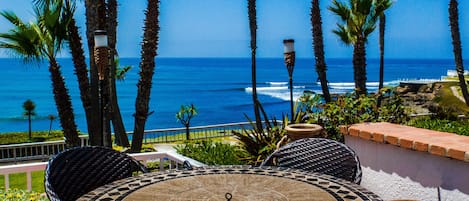 This is where you'll spend all your time overlooking the famous K-38 surf break!