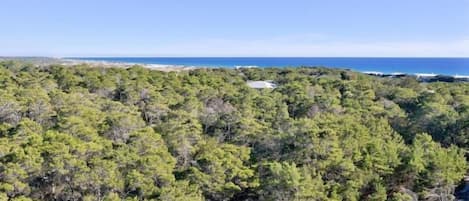 Gorgeous view of the Gulf from the Living area all the way to kitchen