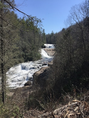 Triple Falls in DuPont State Forest. A 7 mile drive, 10 minute hike.