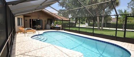 Outside pool