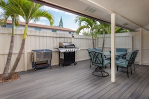 Your Very Own Private Deck with Gas Grill and Cooler