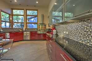 Modern kitchen with high end appliances