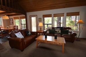 Lots of light from ground floor windows -- great for seeing wildlife