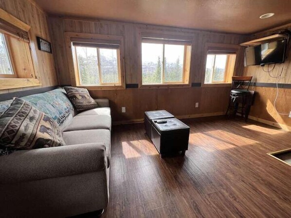 (5) mountain views from living area with smart tv