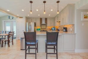 Kitchen view from the front door