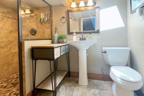 Bathroom. Note: 5'10"shower height
